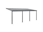 Veiling - Terrasdak / Overkapping - Borneo - 6 x 3 m - Grijs, Nieuw