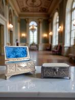 Sieradendoos (2) - Napoleon III-stijl - glas, tin, brons -, Antiek en Kunst