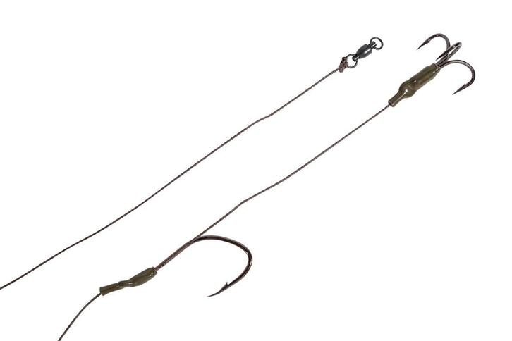 Ultimate Catfish Rig Double Hook # 6/0 Single + 3/0 Treble, Watersport en Boten, Hengelsport | Algemeen, Vislijn, Nieuw, Verzenden