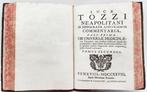 Tozzi - Lucae Tozzi Medicinae pars prior: theoretike curiosa, Antiek en Kunst
