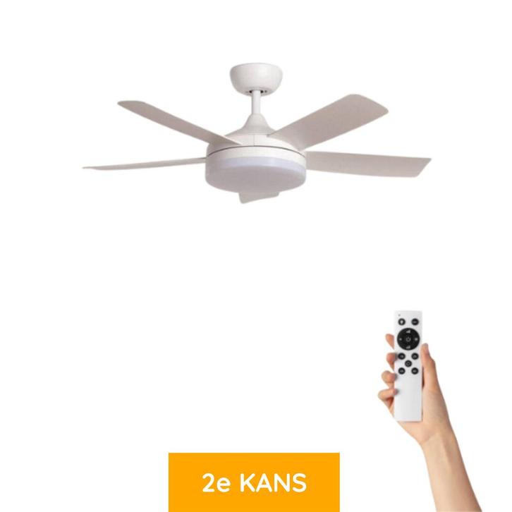 Plafondventilator Matilda met verlichting - Geruisloos!, Witgoed en Apparatuur, Ventilatoren, Nieuw, Ophalen