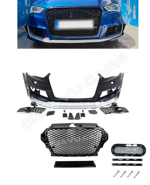 RS3 Look Voorbumper voor Audi A3 8V Sedan / Limousine, Auto-onderdelen, Carrosserie en Plaatwerk, Voor, Bumper, Nieuw, Audi, Ophalen of Verzenden