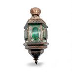 Lantaarn - Grande - 60 cm - geometrisch - Kristal, Koper -