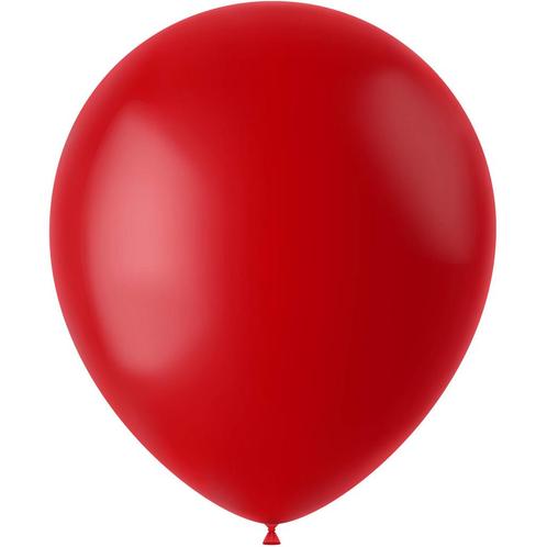 Rode Ballonnen Ruby Red 33cm 10st, Hobby en Vrije tijd, Feestartikelen, Nieuw, Verzenden