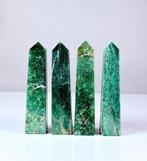 Tafel- of kantoorversiering - Groene jade kristallen obelisk, Nieuw