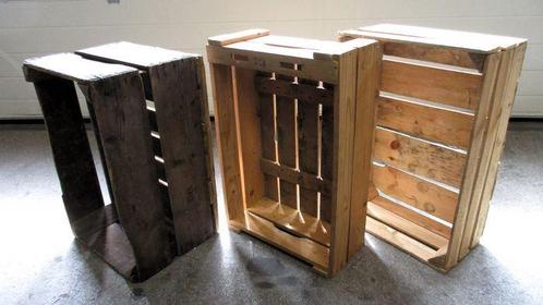 Houten Kratten, Decoratie kratten, Zakelijke goederen, Kantoor en Winkelinrichting | Winkel en Inventaris
