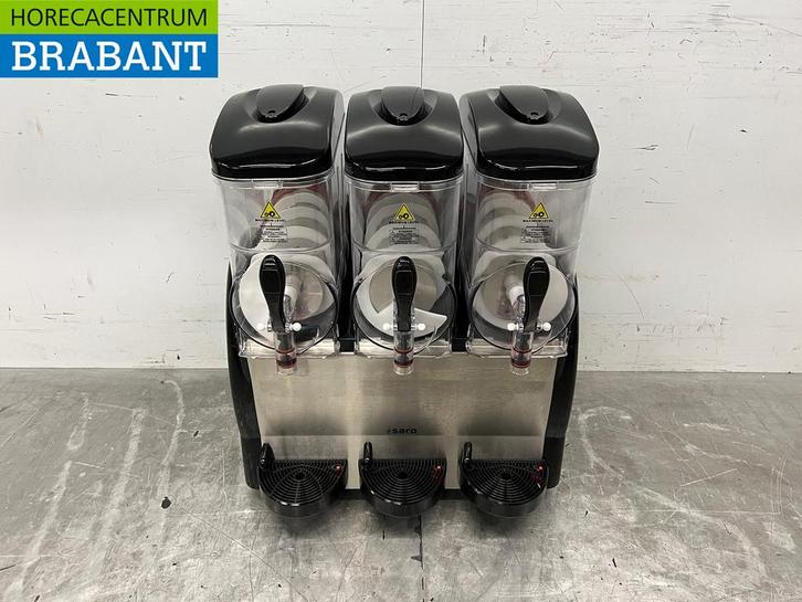 RVS Saro Slushmachine Granita Machine 3 x 12 liter 230V, Zakelijke goederen, Horeca | Keukenapparatuur, Gebruikt, Ophalen of Verzenden
