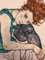 Egon Schiele (1890-1918), (after) - Sitzende Frau mit