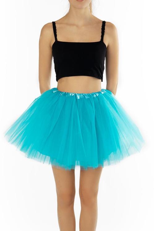 KIMU® Tutu Blauw Tule Rokje M L 164 170 176 Oceaan Blauwe Pe, Kleding | Dames, Carnavalskleding en Feestkleding, Kleding, Nieuw