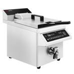 GGM Gastro | Inductiefriteuse - 8 liter - 3,5 kW - met |, Verzenden, Nieuw