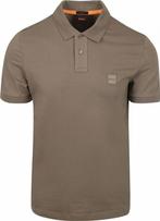 BOSS Passenger Polo Taupe maat XL Heren, BOSS, Overige kleuren, Verzenden, Maat 56/58 (XL)