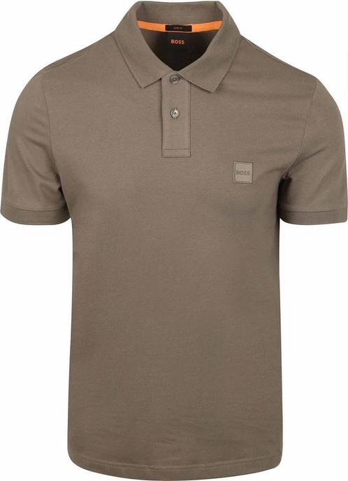 BOSS Passenger Polo Taupe maat XL Heren, Kleding | Heren, Polo's, Overige kleuren, Nieuw, Maat 56/58 (XL), Verzenden