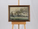 Willem van der Does (1889-1966) - Waterweg Rotterdam, Antiek en Kunst, Kunst | Schilderijen | Klassiek