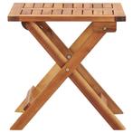 Bijzettafel Buiten Inklapbaar 45x45x45 cm Massief Acaciahout, Verzenden, Nieuw