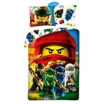 Ninjago Dekbedovertrek LEgo City Mario, Kinderen en Baby's, Kinderkamer | Beddengoed, Verzenden, Nieuw