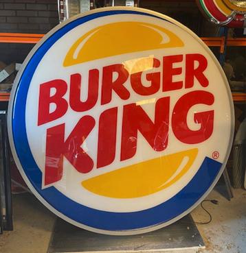 Burger King Logo Lichtreclame - Ø185cm - Origineel beschikbaar voor biedingen