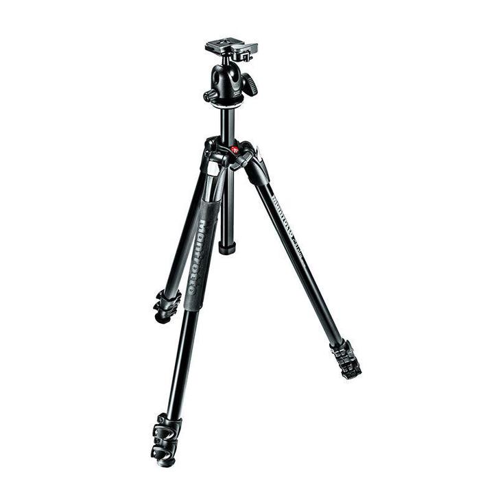 Manfrotto 290 Xtra Kit BH MK290XTA3-Ball Head, Audio, Tv en Foto, Fotografie | Statieven en Balhoofden, Driepoot, Nieuw, 150 tot 175 cm