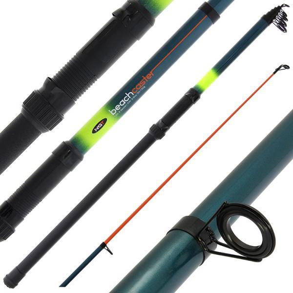 NGT Telescopic Beachcaster - Ideaal voor vakantie!, Watersport en Boten, Hengelsport | Algemeen, Werphengel, Nieuw, Verzenden