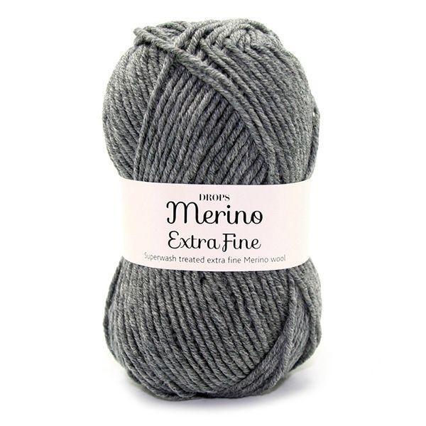 DROPS Merino Extra Fine Mix - 04 grijs - Wol Garen, Hobby en Vrije tijd, Breien en Haken, Ophalen of Verzenden