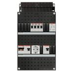 ABB busboard groepenkast 1 fase 4 groepen + WCD + beltrafo, Ophalen of Verzenden, Nieuw