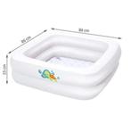 Bestway Opblaasbaar Babybadje 86x86x25 cm - Perfect voor..., Ophalen of Verzenden, Nieuw