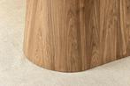 Ovale eettafel UNIQUE 200cm Grijsbruin Keramiek Walnoot, Huis en Inrichting, Tafels | Eettafels, Ophalen of Verzenden, Nieuw