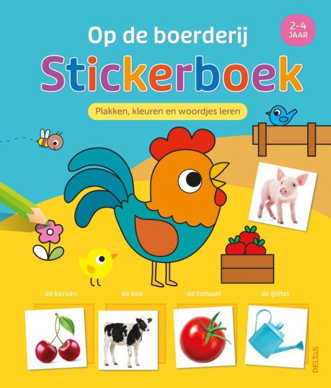 Op de boerderij Stickerboek 9789044768916 ZNU, Boeken, Overige Boeken, Zo goed als nieuw, Verzenden