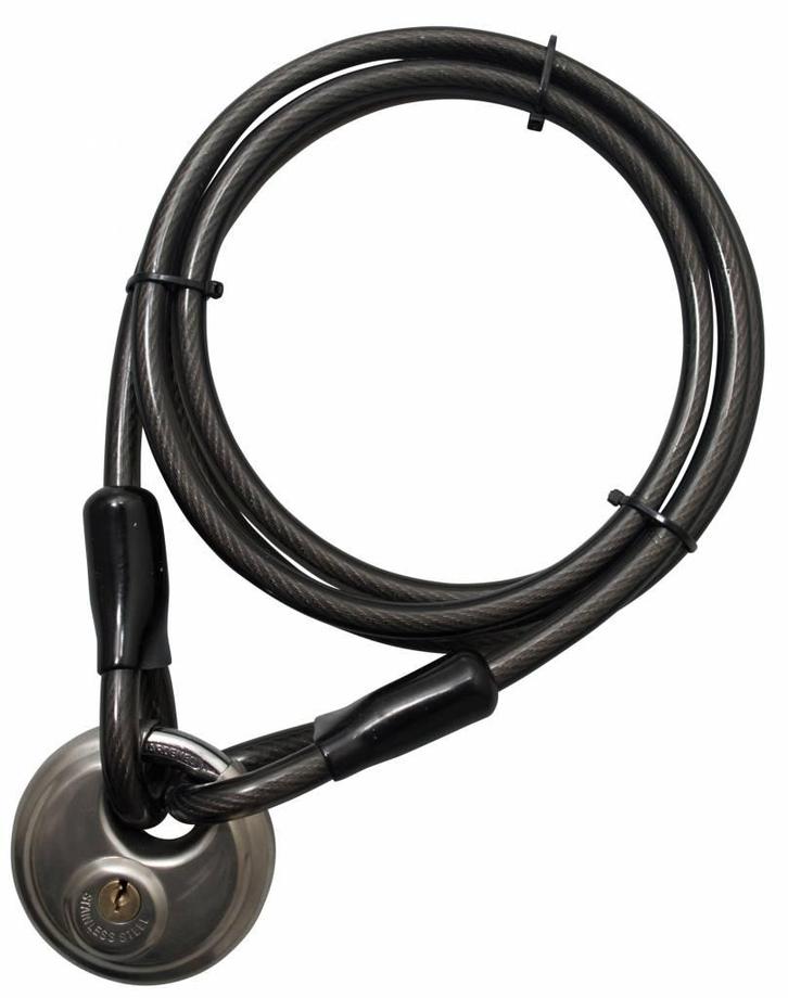 Staalkabel met discus 2 meter Terraskabels, Doe-het-zelf en Verbouw, IJzerwaren en Bevestigingsmiddelen, Verzenden