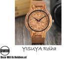 Houten horloge: YISUYA Rolha, Verzenden, Nieuw