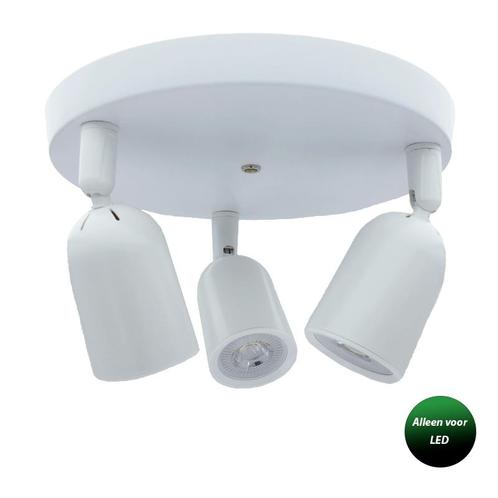 Plafond armatuur locasta voor  3 x GU10 Led spot | Kleur wit, Huis en Inrichting, Lampen | Overige, Verzenden