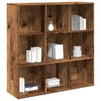 vidaXL Boekenkast 98x29x97,5 cm oud houtkleurig, Huis en Inrichting, Kasten | Boekenkasten, Minder dan 50 cm, Verzenden, 75 cm of meer