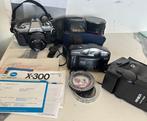 Canon, Minolta X-300 + MD Rokkor 1,7/50mm + 28mm / Sure Shot, Audio, Tv en Foto, Fotocamera's Analoog, Nieuw