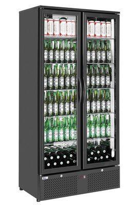 Display Koelkast - Dubbele deur - Zwart - 293L - per 1 stuks, Zakelijke goederen, Horeca | Keukenapparatuur, Nieuw in verpakking