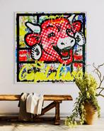 Mikko (1982) - The Laughing Cow Capitalism On Mondrian - XL, Antiek en Kunst, Kunst | Schilderijen | Modern
