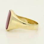 Ring - 14 karaat Geel goud - Robijn, Sieraden, Tassen en Uiterlijk, Ringen, Nieuw