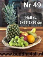 Versteend hout schalen en borden / fruitschalen fossiel hout, Overige materialen, Schaal, Nieuw, Ophalen of Verzenden