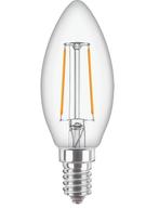 Philips LED kaarslamp E14 2W 250lm 2700K Helder Niet-Dimbaar, Ophalen of Verzenden, Nieuw