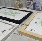 Set van 3 Houten Fotolijsten – Wand en Tafel Frames, Verzenden, Nieuw
