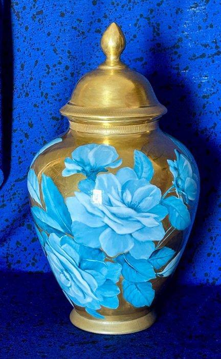 Vaas - Porselein - Gouden pot, Antiek en Kunst, Kunst | Designobjecten