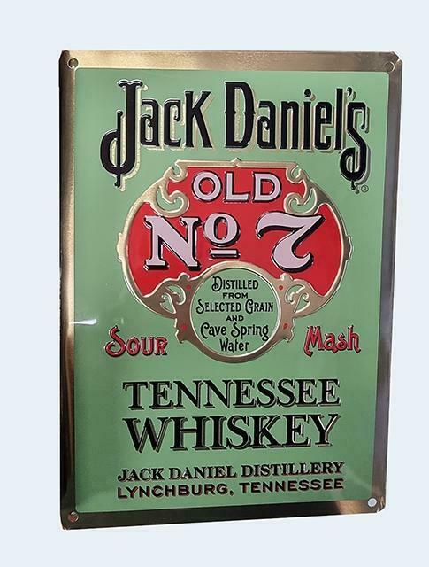 Jack daniel's sour mash reclamebord, Verzamelen, Merken en Reclamevoorwerpen, Nieuw, Verzenden