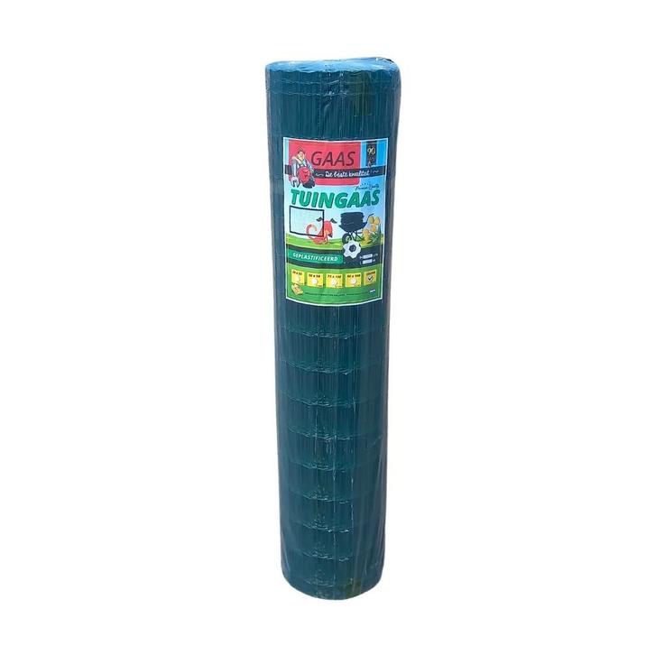 Tuingaas groen 200cm, 2,5mm dik, maasbr. 50x100mm - 25 meter, Tuin en Terras, Gaas en Draad, Ophalen of Verzenden