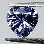 Saffier - 0.83 ct - Instituto Gemólogico Español (IGE), Sieraden, Tassen en Uiterlijk, Edelstenen, Nieuw
