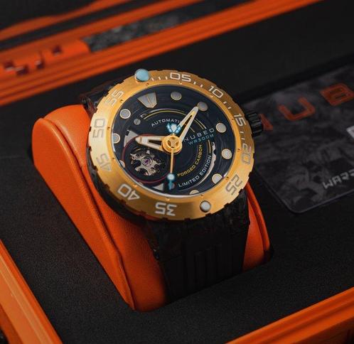 Nubeo - CARBON FIBER - Limited Edition - Opportunity NASA, Sieraden, Tassen en Uiterlijk, Horloges | Heren
