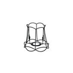 Metalen lampenkap zwart 15/14 - Granny Frame, Huis en Inrichting, Lampen | Lampenkappen, Zwart, Rond, Nieuw, Retro