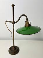 Bureaulamp - Antieke geëmailleerde Industrieel lamp -
