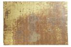 Vintage katoenen tapijt MODERN ART XXL 350x240cm roestbruin, Huis en Inrichting, Ophalen of Verzenden, Nieuw