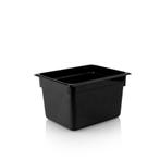 GGM Gastro | Polycarbonaat GN bak 1/2 - Zwart - Diepte 200 |, Verzenden