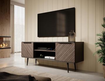 Meubella TV-Meubel donker eiken zwart eiken 150cm beschikbaar voor biedingen