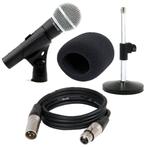 Shure SM58 SE met tafelstatief, kabel en windkap, Verzenden, Nieuw