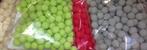 Oasis- rainbow marbles knikkertjes 1 cm. +/- 45-50 stuks -, Ophalen of Verzenden, Nieuw